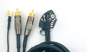 Cavo Phono giradischi x Technics SL 1210 MK2 3 5 con massa RCA placcati oro - Bild 1 von 15