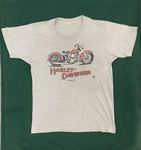 1983 HARLEY DAVIDSON MOTORCYCLE T-Shirt NOLTE Womans Large Screen Stars Tag - Picture 1 of 6