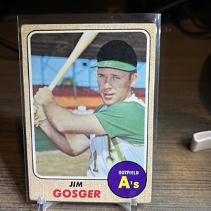 1968 Topps - #343 Jim Gosger