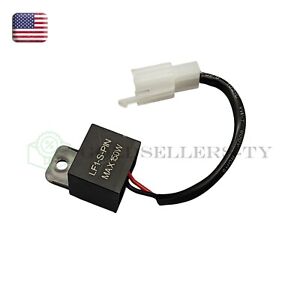 2-Pin 12V Electronic LED Flasher Relay Fix Motorcycle Turn Signal Lights Blinker