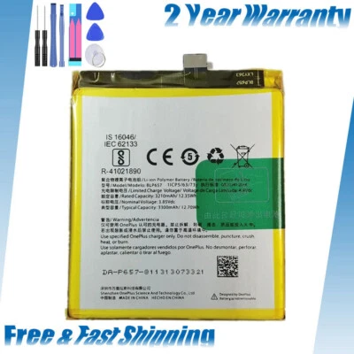 Premium Geardo Battery BLP657 for OnePlus 6 One Plus 100% Capacity 3300mAh - Image 1 of 4