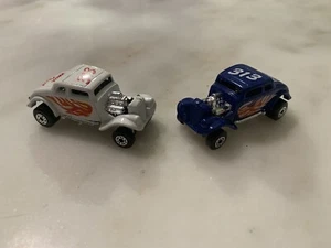 Matchbox 33 Willys street rods 2 Cars 1 Lensey England 1 Macau White And Blue - Picture 1 of 17