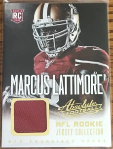 2013 Absolute Rookie Jersey Collection Marcus Lattimore #23 San Francisco 49ers - Picture 1 of 2