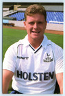 POSTCARD PAUL GASCOIGNE FOOTBALL - SPURS 1988 TOTTENHAM HOTSPUR
