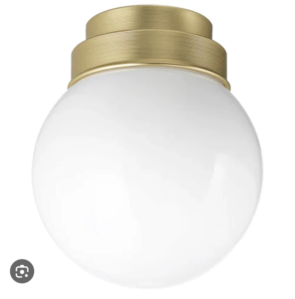 Совершенно новый в коробке IKEA FRIHULT потолочный настенный светильник матовый золотой латунный проводной - Изображение 1 из 1