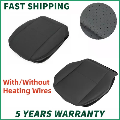 Cubierta de asiento inferior del conductor negra 2 almohadillas para Mercedes Benz C250 C300 C350 2008-2014 Foto 1 de 4