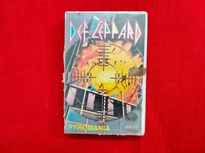 Def Leppard Pyromania RARE Cassette tape INDIA indian Clamshell Music India 1994 - Image 1 of 4