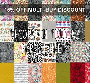 Decopatch Paper for Decoupage Full Sheet (apx A3) many Designs multibuy discount - Picture 1 of 137