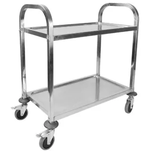 Transport Trolley Serving Trolley Tea Trolley Clearing Trolley Food Trolley 2 Borders X - Picture 1 of 10