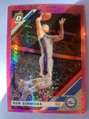 2019-20 Panini Donruss Optic Pink Ben Simmons Hyper Prizm #55 Rare SP 50% Off - Image 1 of 4