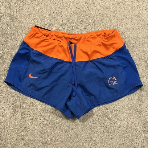 Boise State Broncos Shorts Womens Small Nike Dri-Fit Football Blue Athletic Cover