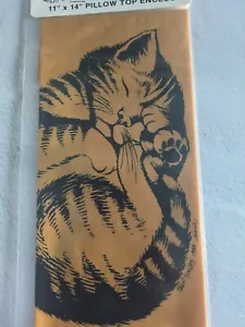 Maine Coon Katze leicht zu nähen 11" x 14" Kissen Top neu süß Kätzchen - Bild 1 von 3