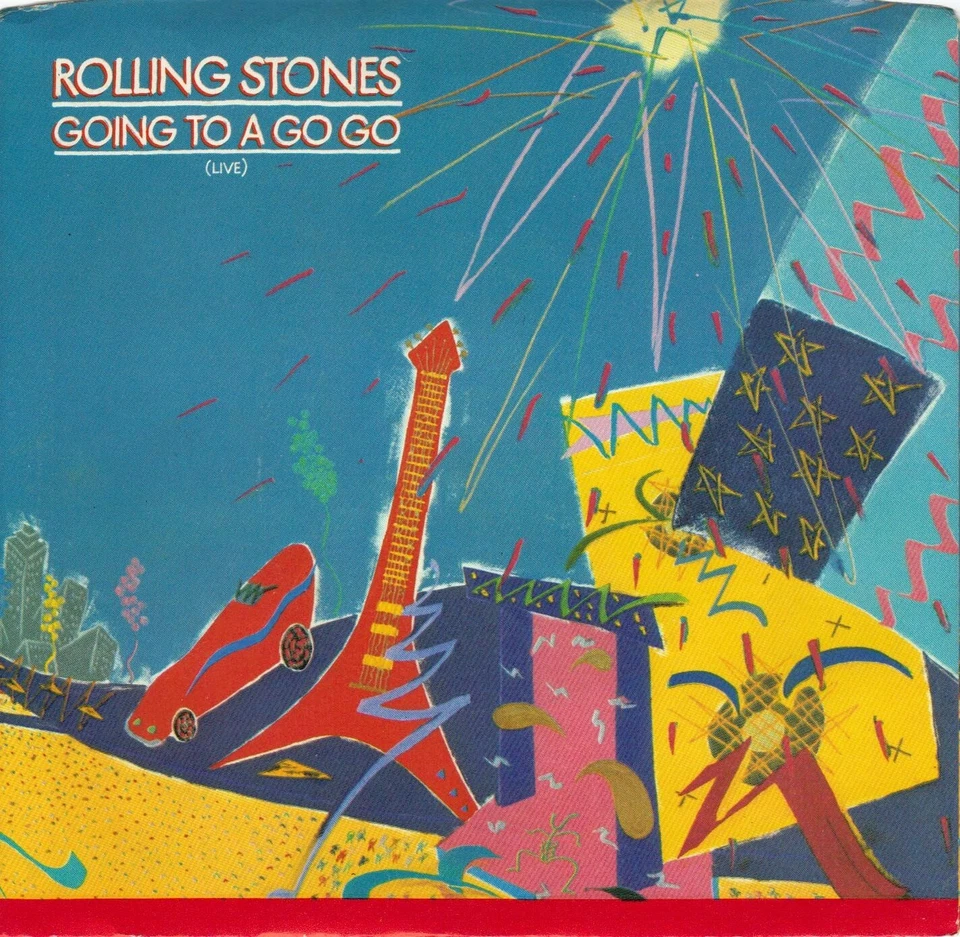 THE ROLLING STONES  Going To A Go-Go LIVE  45 from 1982 with PicSleeve - Image 1 of 1