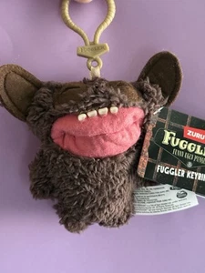 ZURU x Fuggler Funny Ugly Monster Plush Keyring Clip-On Dangle | Grin Grin - Picture 1 of 3