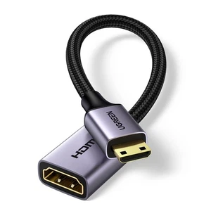Mini HDMI to HDMI Adapter 4K@60Hz 1440P@144Hz Male to Female Standard - Picture 1 of 5