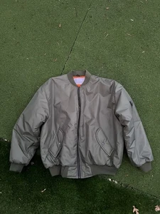 USAF MA-1 Style Bomber Jacket. Lightweight Jacket With Nylon Shell. Size XXL. - Foto 1 di 8