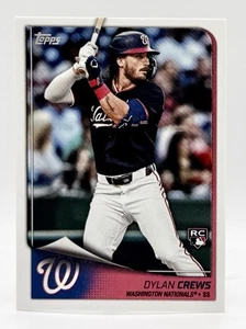 2025 Topps Flagship Collection #60 Dylan Crews RC Washington Nationals - Picture 1 of 2