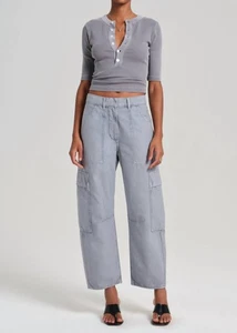 Pantaloni cargo Citizens Of Humanity Marcelle ematite - Foto 1 di 11