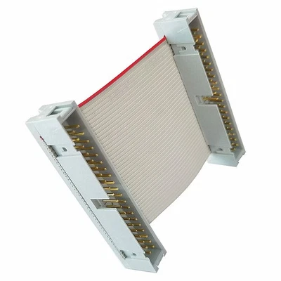 40Pin Male to Male Hard Drive Cable 40P IDE Puncture Hard Drive Ribbon Cable New - Image 1 of 4