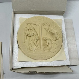 Rigoletto 1976 Issue La Scala Grand Opera Collectible Alabaster Plate W/orginal - Picture 1 of 11