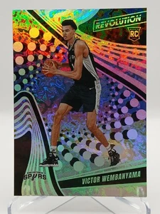 2023-24 Panini Revolution #104 Victor Wembanyama Rookie Avalanche Parallel RC - Picture 1 of 2