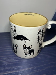 Love My Boston Terrier Hund Keramik Kaffeetasse/Becher von Spectrum Designz 20oz Neu - Bild 1 von 8