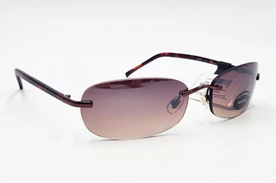 Очки солнцезащитные Macy's Alfani без оправы коричневые градиентные 100% защита от ультрафиолета 12590A - Изображение 1 из 4