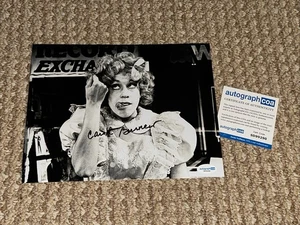FOTO 8x10 firmata CAROL BURNETT LEGGENDARIA ATTRICE COMICA - ACOA COA - Foto 1 di 2