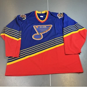 Vintage St Louis Blues CCM Hockey Trikot Größe XL 90s Made In Canada NHL EUC - Bild 1 von 12