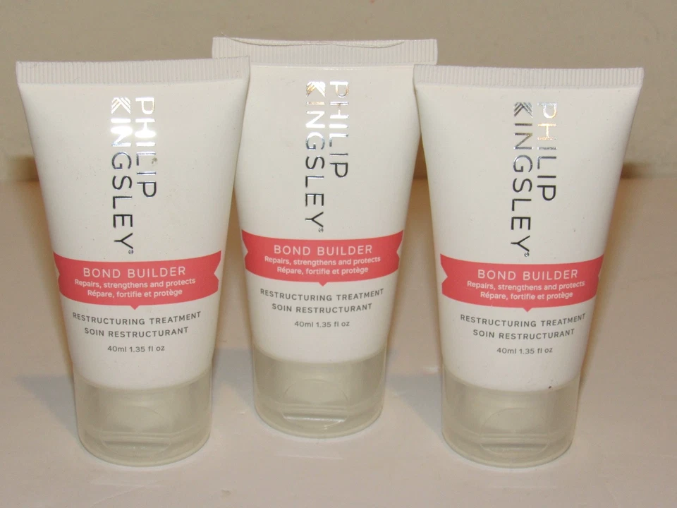 3 Philip Kingsley Bond Builder Hair Restructuring Treatment 4 Oz 120 mL TOTAL Foto 1 de 1