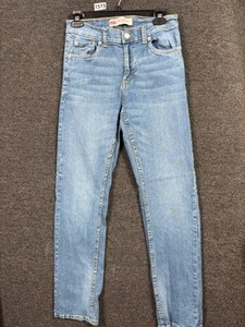 Levi's 502 Jeans Boys 16R 28x30 Blue Regular Taper Leg Stretch Medium Wash Denim - Picture 1 of 9