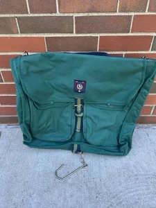 Bolso de viaje colgante vintage años 90 POLO RALPH LAUREN rayas verdes - Imagen 1 de 6