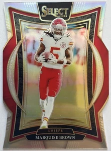 Marquise Brown - 2024 Panini Select Football - Silver Prizm - Die Cut #81 - Bild 1 von 2