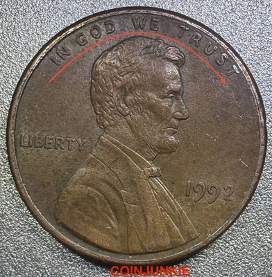 1992 Lincoln Cent-DDO AND DDR-MUST SEE! WIDE AM - Image 1 of 4