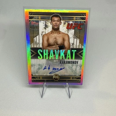 2025 Topps Knockout UFC Shavkat Rakhmonov 2012 Throwback Signatures /99 - Image 1 of 4
