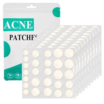 Zemolo 300 Stück Pickel Patch Unsichtbare Hydrokolloid Akne Pimple Patch Tag & N