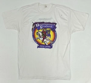 Vintage New York Renaissance Fair Tenth Year Anniversary 1985 Tee 20,25x28 Rare - Bild 1 von 14