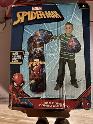 Marvel Spider-Man Bop Combo Culbuto, Saco de Boxeo Niños Foto 1 de 2