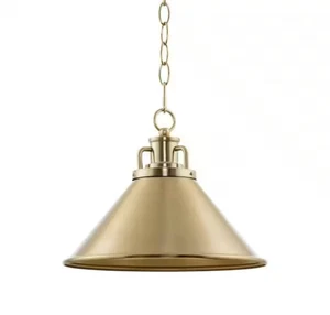 Kira Home Romine 60 Watt Cool Brass Modern Pendant Light No Bulb Included - Picture 1 of 11