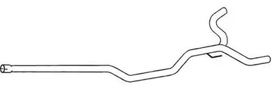 VEGAZ OR-314 Tubo de escape para OPEL Vectra C GTS (Z02) Vectra C Sedán (Z02) - Imagen 1 de 4