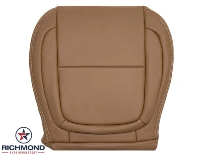 Para Lexus SC430 2003 2004 - Cubierta de asiento de cuero inferior del lado del conductor marrón sillín Foto 1 de 4