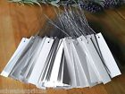 250 x thick!! Hanging Labels 18x100mm Labels Plastic White Wire Plants
