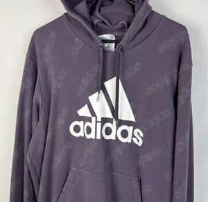 Adidas Sweatshirt Hoodie Pullover Equipment Logo Purple Men’s 2XL XXL