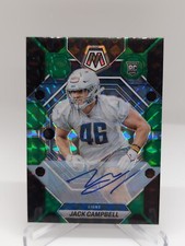 2023 Mosaic Choice Jack Campbell Black & Green Prizm RC Auto /25