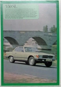 1979 Mercedes-Benz 350SL Basic Equipment and Specifications Folder - UK Market - Picture 1 of 3