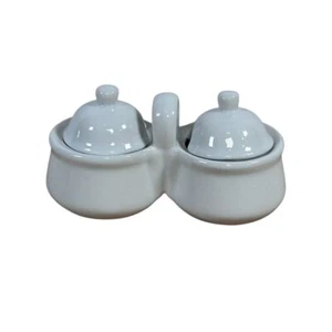 Houston Harvest Gift Products Double Condiment Server - Picture 1 of 4