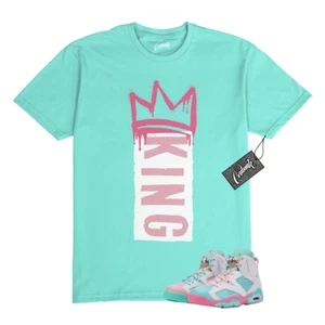 6 Doernbecher Jillian Freestyle White Pink Blue T Shirt Match K1 - Picture 1 of 1