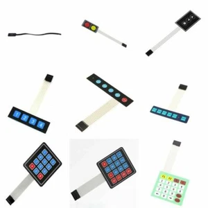 4x4/4x5/4x3/1x6/1x4 Keys Matrix Keyboard Array Membrane Switch Keypad Keyboard - Picture 1 of 10
