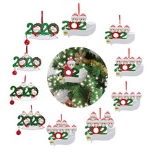 2020 Marry Christmas Hanging Ornaments Family Personalized Ornament Xmas Decor