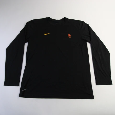 USC Trojans Nike Dri-Fit Long Sleeve Shirt Men's Black Used Cover